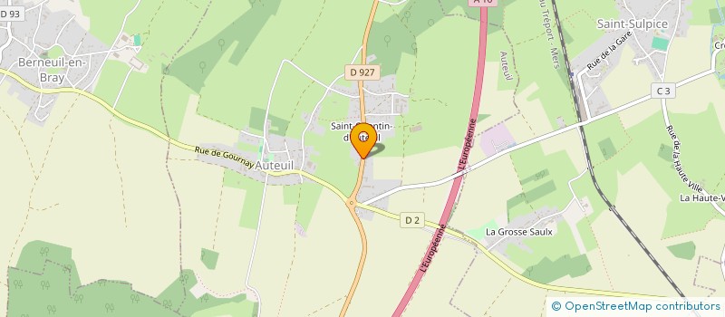 localisation de l'entreprise STBTP  AUTEUIL