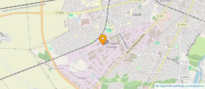 localisation de l'entreprise STC à LUCE