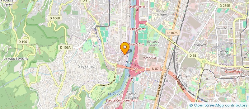 localisation de l'entreprise STC  SEYSSINS