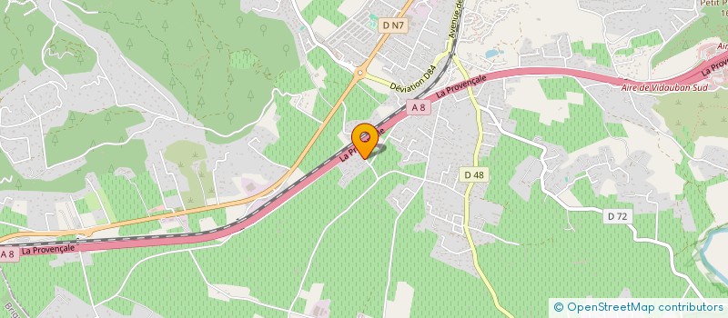 localisation de l'entreprise STC  VIDAUBAN