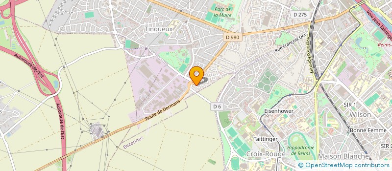 localisation de l'entreprise STC HOME  TINQUEUX