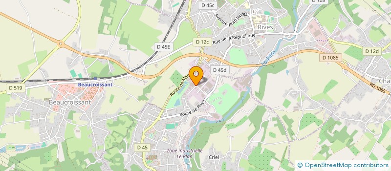 localisation de l'entreprise STC INVEST à RENAGE