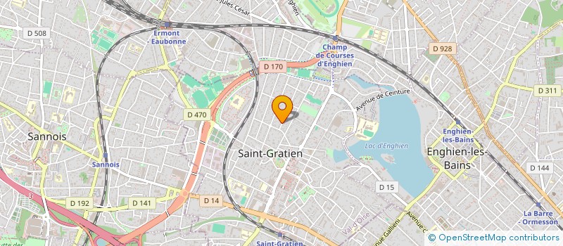 localisation de l'entreprise STC INVEST  SAINT-GRATIEN