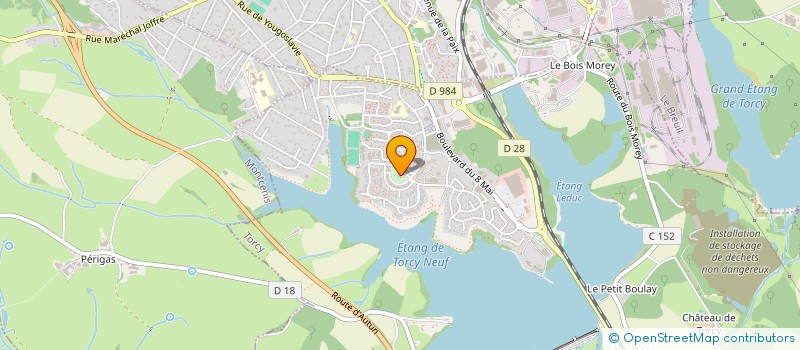 localisation de l'entreprise STC PRESTATIONS à ECUISSES