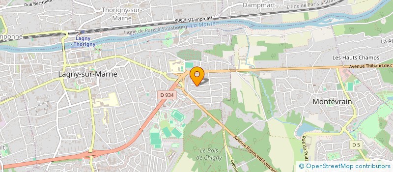 localisation de l'entreprise STC SANITEC  LAGNY-SUR-MARNE