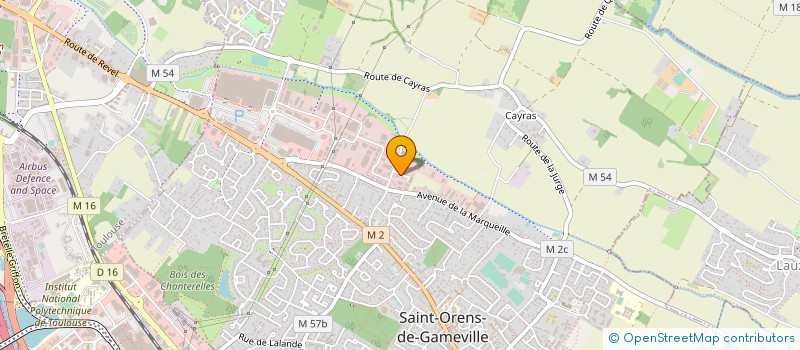 localisation de l'entreprise STC SUD TOITURE CHARPENTE  SAINT-ORENS-DE-GAMEVILLE