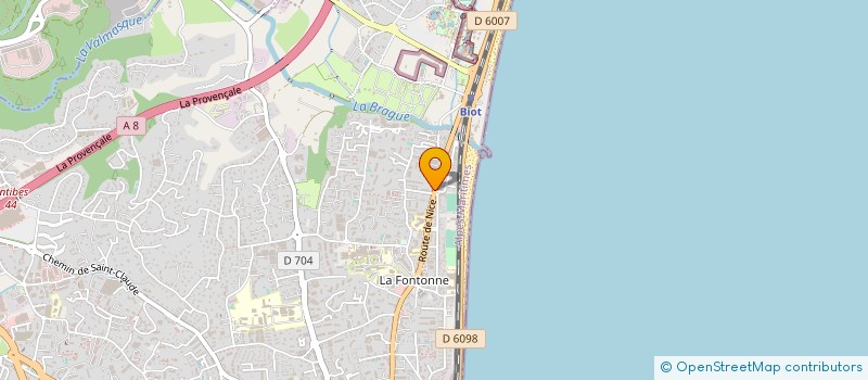localisation de l'entreprise STCB  ANTIBES