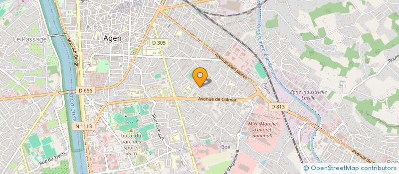 localisation de l'entreprise STCE 47  AGEN