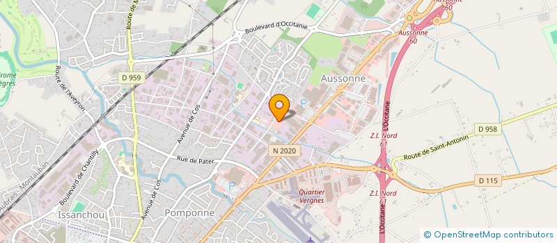 localisation de l'entreprise STCE à MONTAUBAN