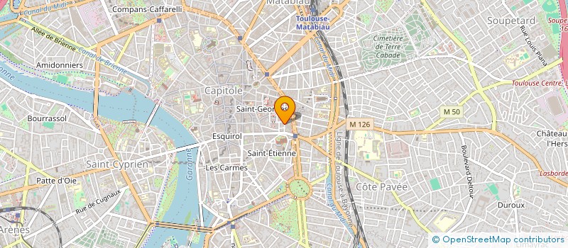 localisation de l'entreprise STCE à TOULOUSE