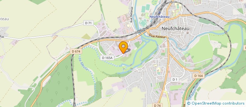 localisation de l'entreprise STCE BATIMENT à NEUFCHATEAU