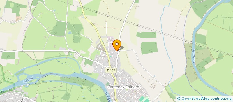 localisation de l'entreprise STCH COUVERTURE ZINGUERIE  CANTENAY-EPINARD