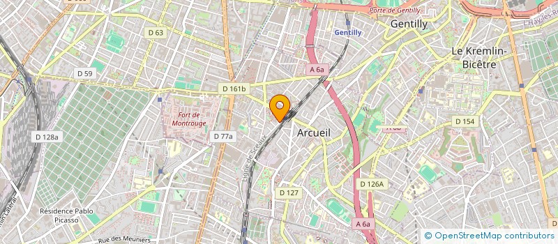 localisation de l'entreprise STCHEPINSKY DEUX  ARCUEIL