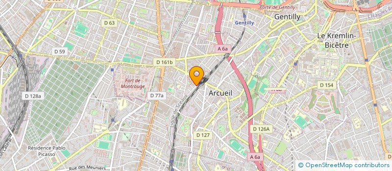 localisation de l'entreprise STCHEPINSKY IMMOBILIER  ARCUEIL