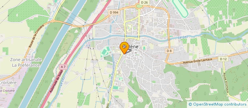 localisation de l'entreprise STCLIMASUD  BOLLENE