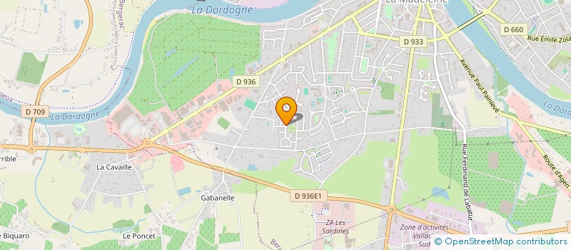 localisation de l'entreprise STCM à BERGERAC