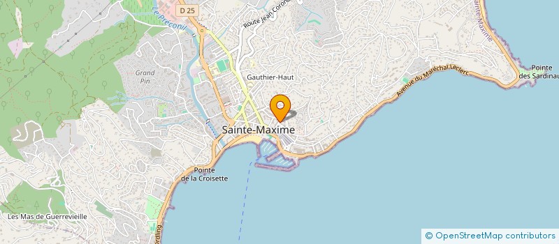 localisation de l'entreprise STCO à SAINTE-MAXIME