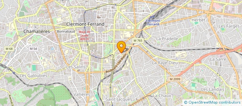 localisation de l'entreprise STCPHY à CLERMONT-FERRAND