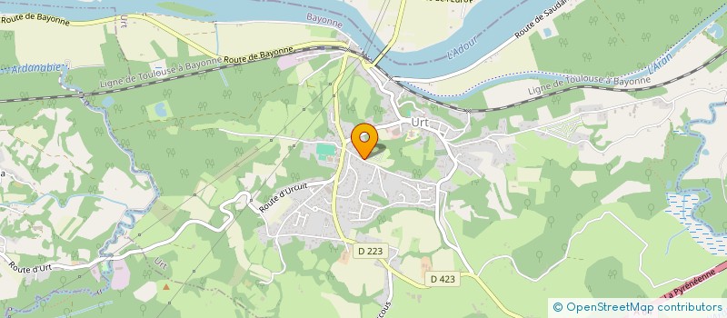 localisation de l'entreprise STCS à URT