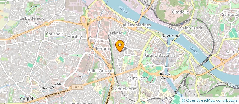 localisation de l'entreprise STCTD  BAYONNE