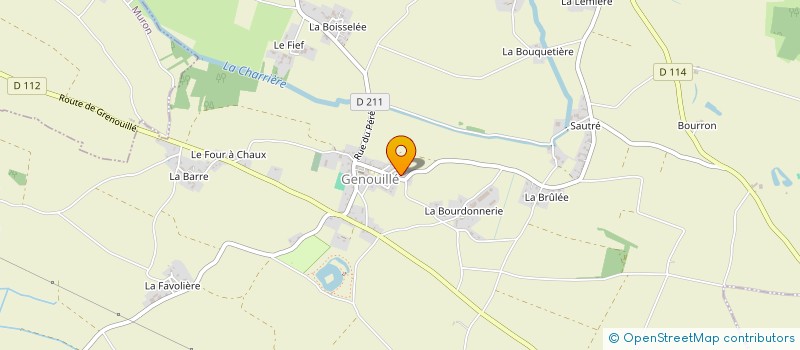 localisation de l'entreprise STD 17  GENOUILLE