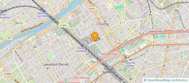 localisation de l'entreprise STD à CLICHY