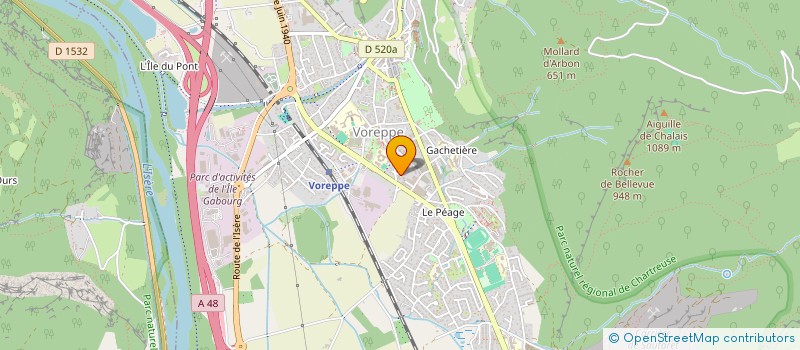 localisation de l'entreprise STD  VOREPPE