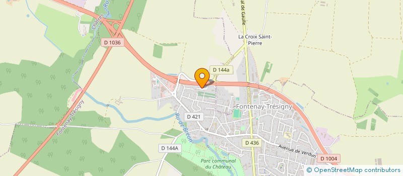 localisation de l'entreprise STD COFFRAGE  FONTENAY-TRESIGNY