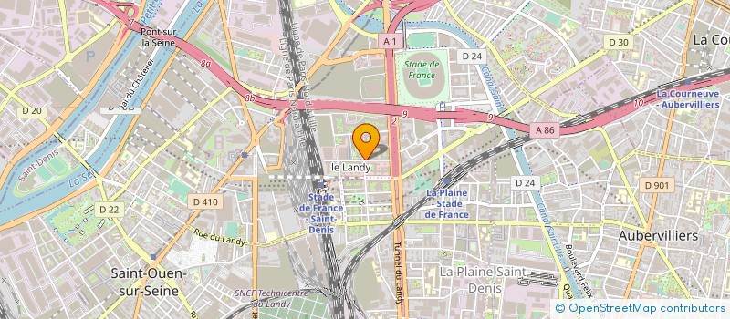 localisation de l'entreprise STD DISTRIBUTION à SAINT-DENIS