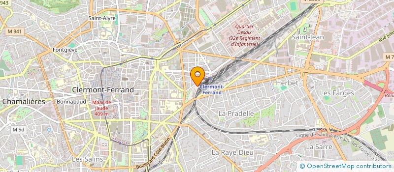 localisation de l'entreprise STD PROD  CLERMONT-FERRAND