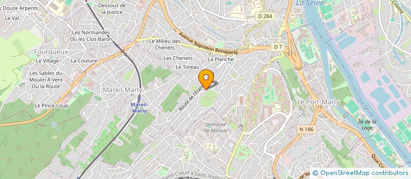 localisation de l'entreprise STD02  LE PECQ