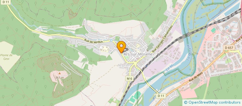 localisation de l'entreprise STD57  ARS-SUR-MOSELLE