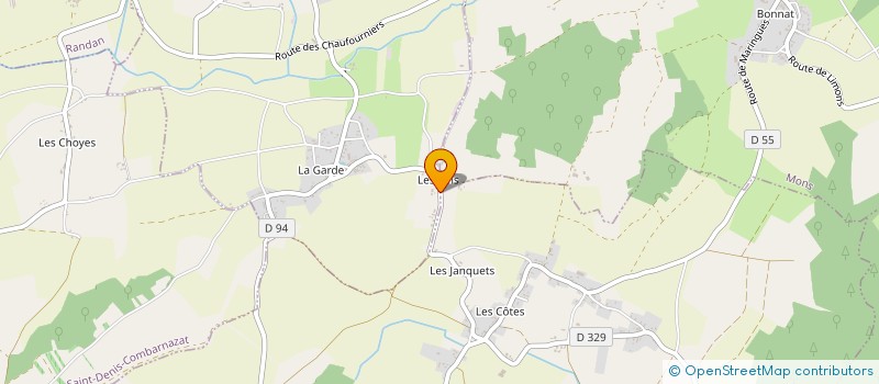 localisation de l'entreprise STDA  BEAUMONT-LES-RANDAN