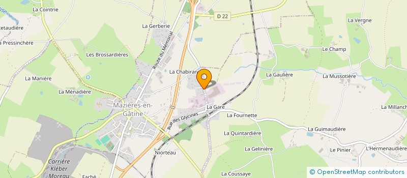 localisation de l'entreprise STDC à MAZIERES-EN-GATINE
