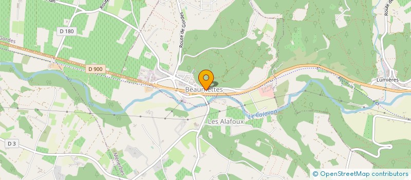 localisation de l'entreprise STDC à BEAUMETTES