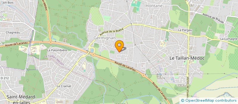 localisation de l'entreprise STDC HOLDING  LE TAILLAN-MEDOC