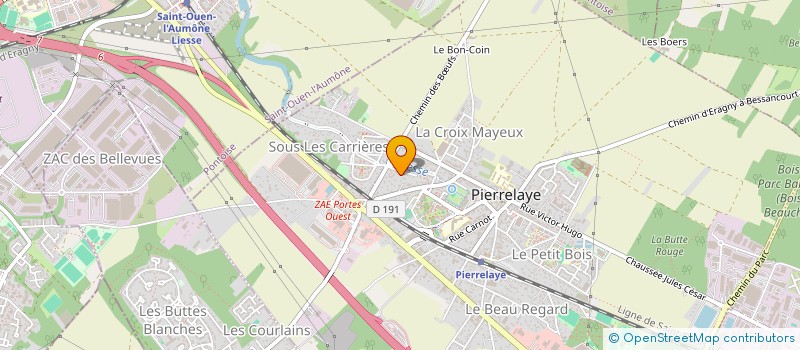 localisation de l'entreprise STDCO  PIERRELAYE