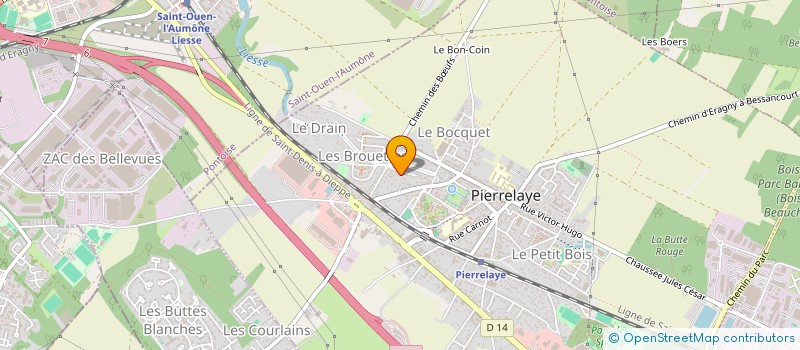 localisation de l'entreprise STDCO  PIERRELAYE