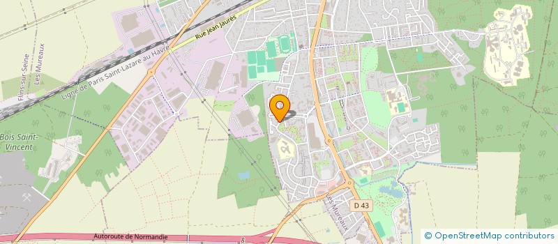 localisation de l'entreprise STDEM à LES MUREAUX