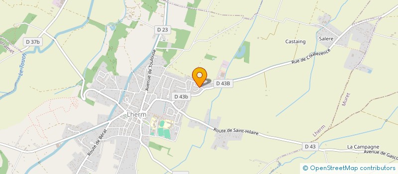 localisation de l'entreprise STDF 31 à LHERM