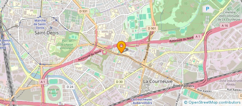 localisation de l'entreprise STDFORM à SAINT-DENIS