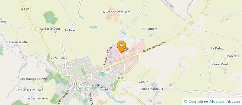 localisation de l'entreprise STDI  LASSAY-LES-CHATEAUX