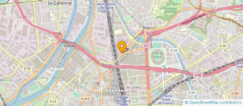 localisation de l'entreprise STDI  SAINT-DENIS