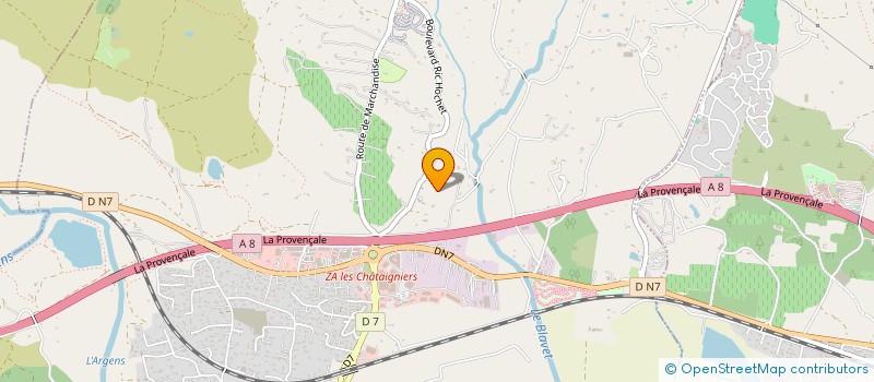 localisation de l'entreprise STDI SOLUTIONS à ROQUEBRUNE-SUR-ARGENS