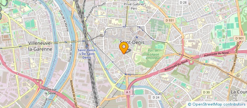 localisation de l'entreprise STDIMMO à SAINT-DENIS