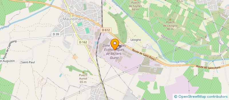 localisation de l'entreprise STDJM à BEZIERS