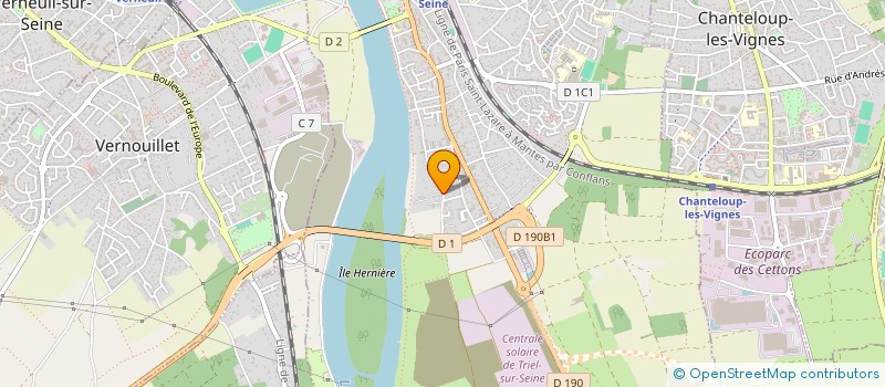 localisation de l'entreprise STDM à TRIEL-SUR-SEINE