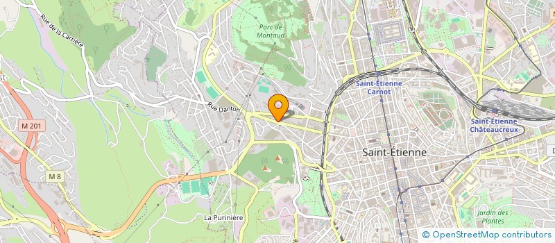 localisation de l'entreprise STE à SAINT-ETIENNE