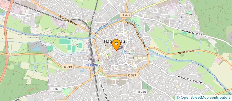 localisation de l'entreprise STE à HAGUENAU