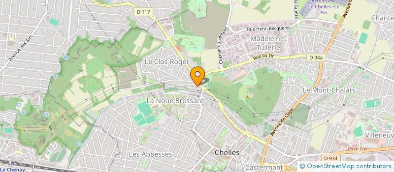 localisation de l'entreprise STE à CHELLES